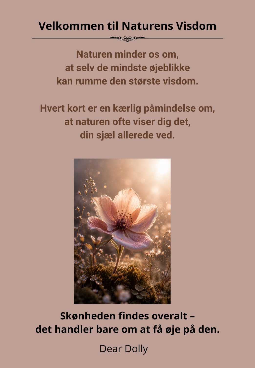 Introkort til Naturens visdom